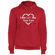 PERSONALIZED "I Go Red" Pullover Hoodie