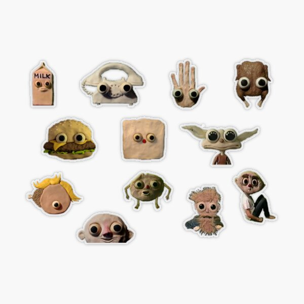 Crazy Characters Sticker