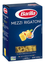 Barilla Mezzi Rigatoni Pasta 1lb