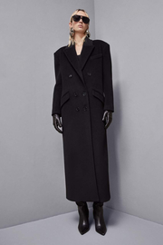 Double-breasted cloth coat