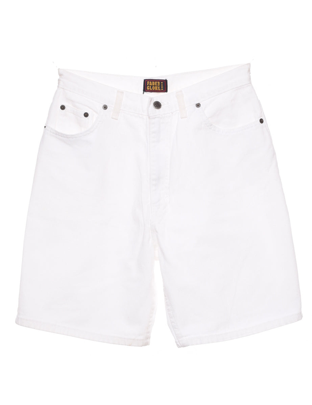 White Denim Shorts - W28 L8