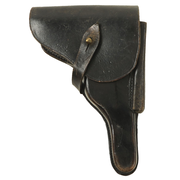 Original Bulgarian WWII P08 Luger Black Leather Holster