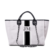 The Lily Canvas Tote - Washed Grey
