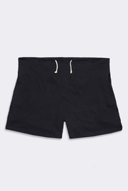 Men's Organic Drawstring Only Lounge Shorts in Black