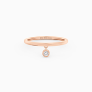 My First De Beers Clea One Diamond Ring in Rose Gold