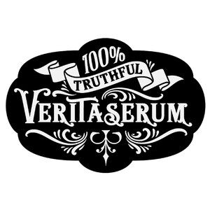 Wizard Potion Label - Veritaserum