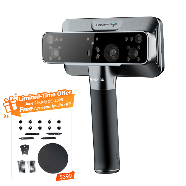 EinScan Rigil | The Tri-Mode Laser 3D scanner