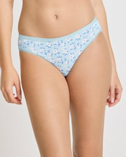 Organic Cotton Stretch Logo Bikini - 6 Pack