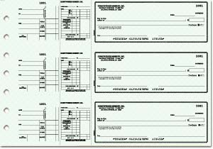Blue Safety 3-on-a-Page Checks