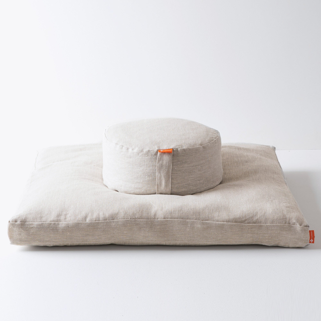 Halfmoon Sit Set: Mod Meditation Cushion + Zabuton