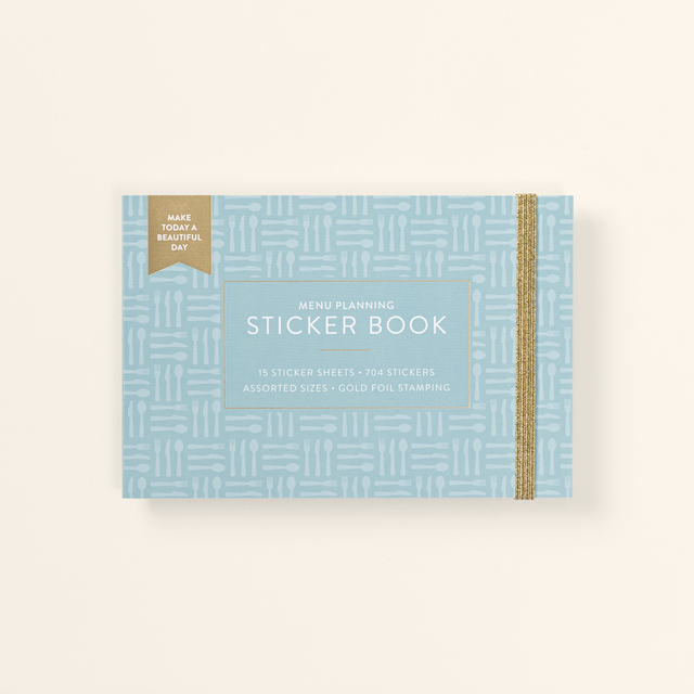 Menu Planning Sticker Book