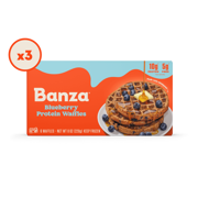 Blueberry Protein Waffles