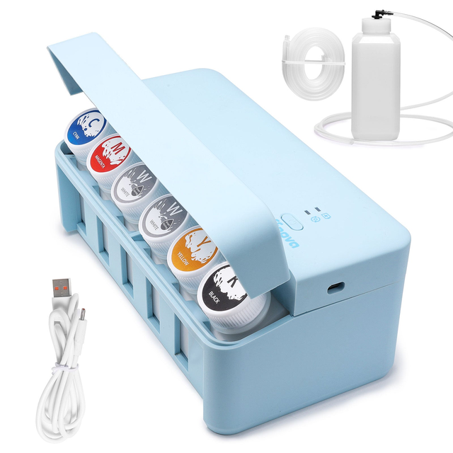 [Updated Version] DTF CISS (without chip) with white Ink circulation for EPSON ET8550 L805