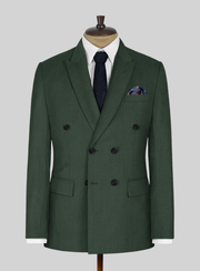 Napolean Green Wool Double Breasted Jacket