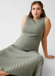 The Paris Maternity Ribbed Sweater Midi Dress