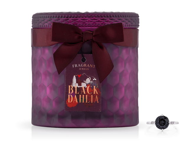 Black Dahlia - Satin Collection - Jewel Candle