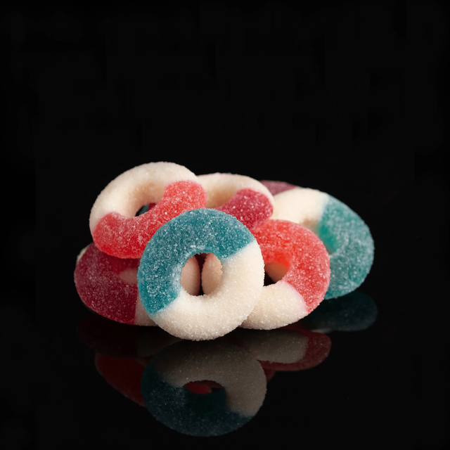 2500mg Space Rings Delta 8 Gummies – Sour & Fruity Hemp Extract Edibles