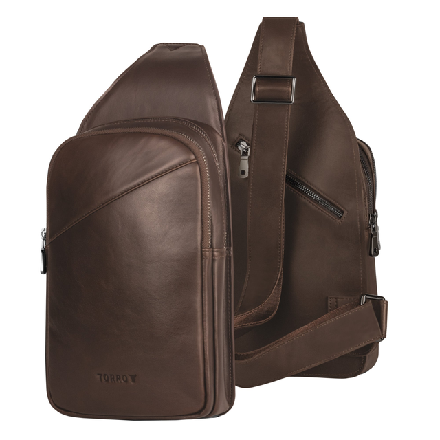 Leather Crossbody Sling Bag