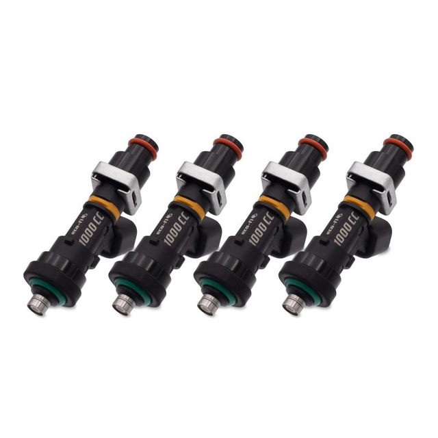 BLOX Racing Eco-Fi Street Injectors 1000cc/min w/1in Adapter For Honda B/D/H Series - Set of 4 BXEF-04914.11-1000-4