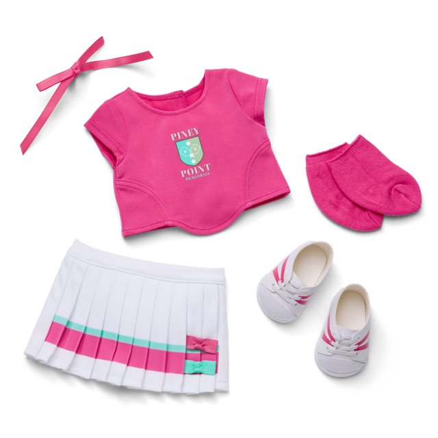 Raquel's™ Piney Point Pickleball Outfit for 18-inch Dolls (Girl of the Year™ 2026)