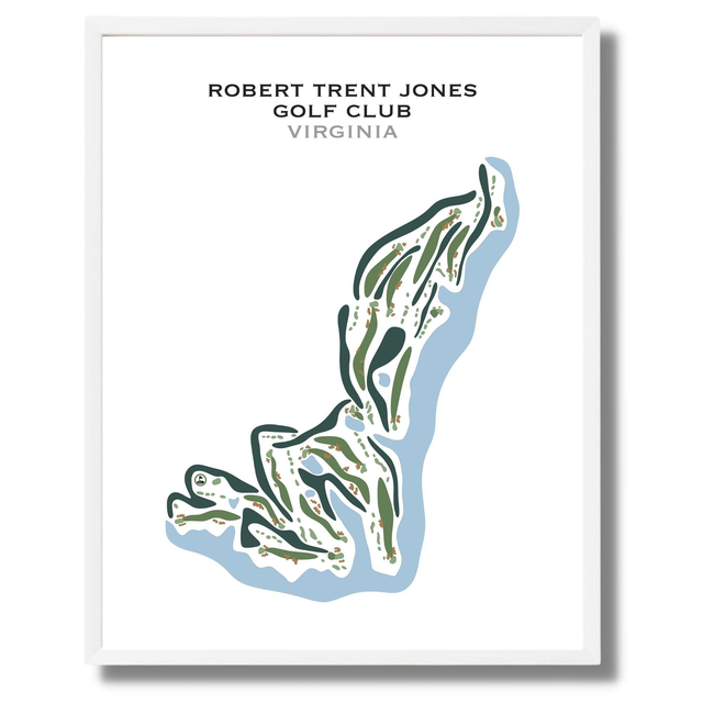 Robert Trent Jones Golf Club, Virginia - Printed Golf Courses