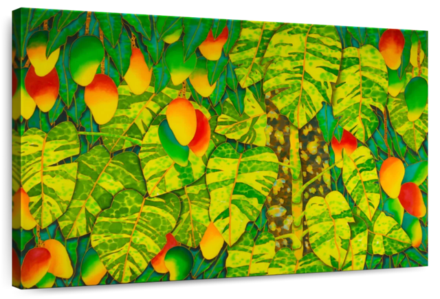 Monstera And Mango Wall Art
