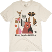 Here for the Wildlife Unisex Short Sleeve Tee