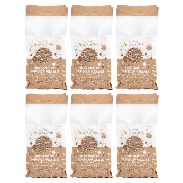 Instant 10 Tapioca Pearls (Boba) - Case of 6 bags