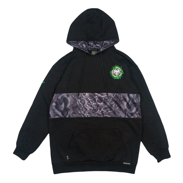 Jimbo Phillips Never Summer Black Tall Pullover Hoodie