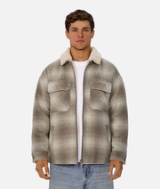 The Sacramento Zip Front Jacket - Olive Combo