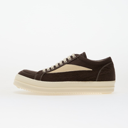 Men's shoes Rick Owens Woven Shoes - Vintage Sneaks Dark Dust/ Milk/ Milk | Footshop