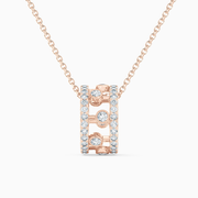 Dewdrop pendant in rose gold