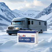 Timeusb 12V 140Ah Smart LiFePO4 RV Battery with Bluetooth and Low-Temp Protection