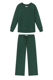 Relax Pants Set in Trekking Green