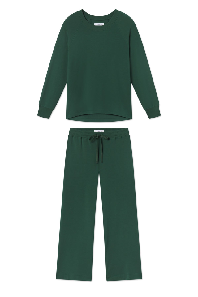 Relax Pants Set in Trekking Green