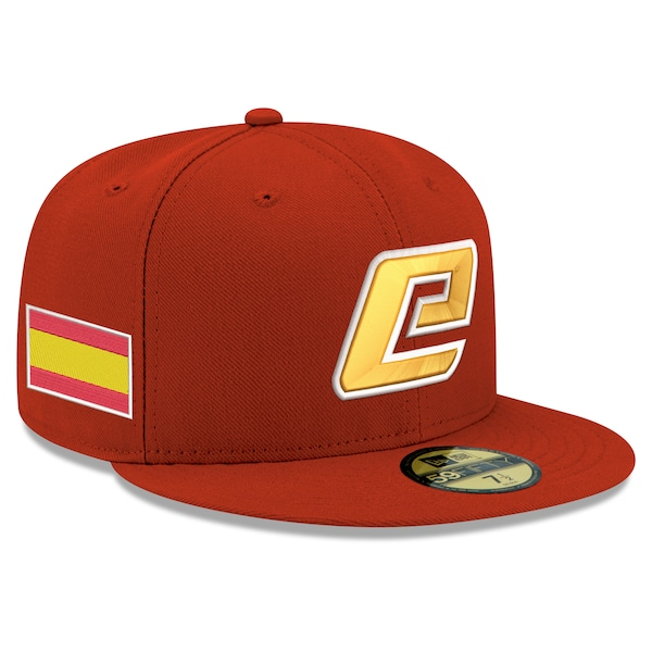Men's Spain Baseball New Era Red 2026 World Baseball Classic 59FIFTY Fitted Hat