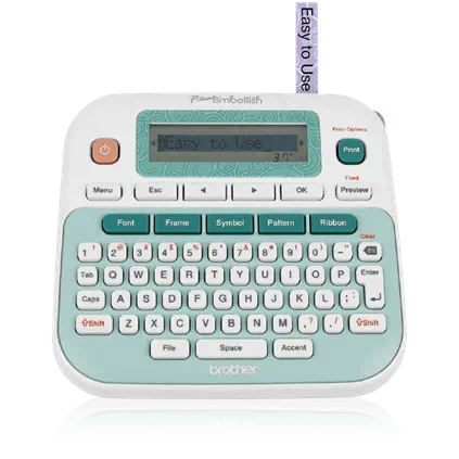 P-touch Embellish
Ribbon and Tape Printer