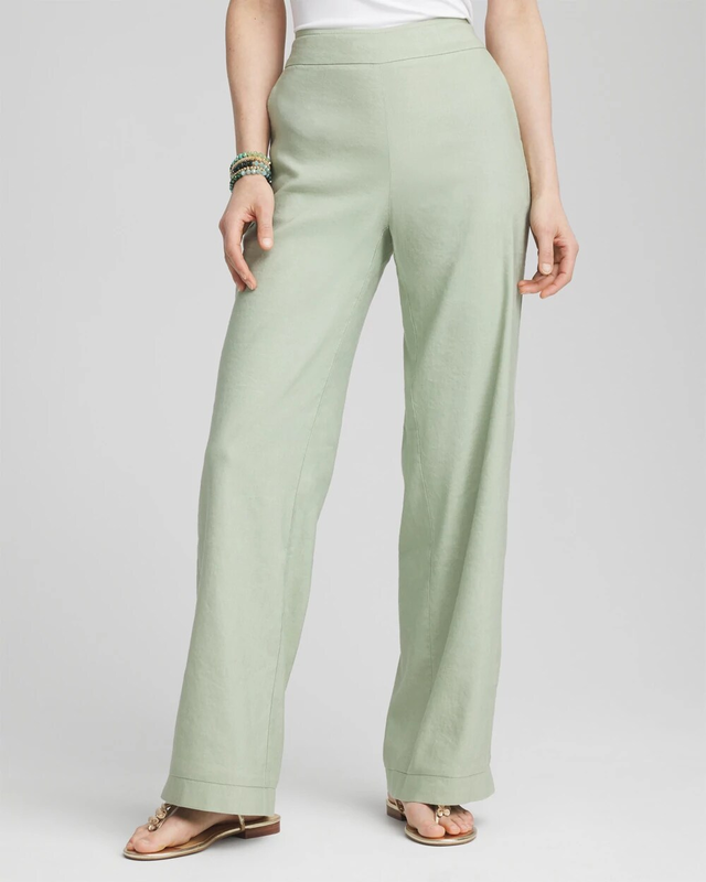 Linen Stretch Relaxed Pants