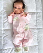 Frog Friends Footed One-Piece