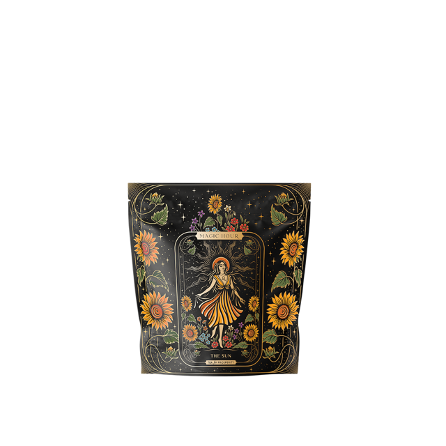 The Sun: Energizing Adaptogenic Herbal Tea with Yaupon, Moringa & Turmeric