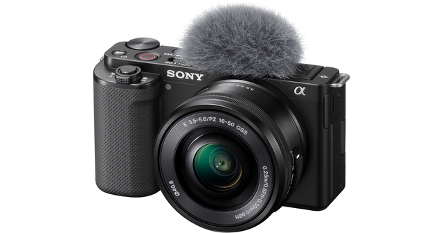 Sony ZV-E10 Mirrorless Camera with 16-50mm Lens (Black)