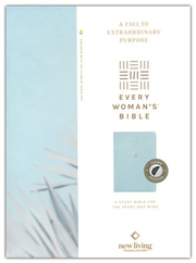 NLT Every Woman's Bible, Filament-Enabled Edition (LeatherLike, Sky Blue, Indexed)