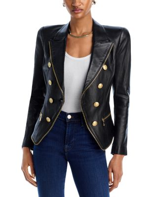 Ottilie Leather Blazer