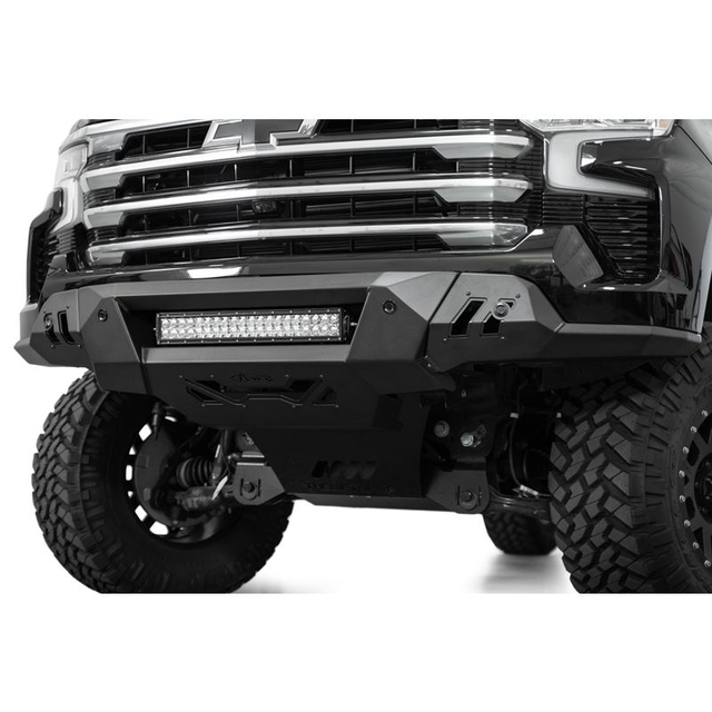 Addictive Desert Designs Chevy Silverado 1500 Black Label Front Bumper (F140300010103)