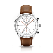 1834 Chronograph, Steel / White