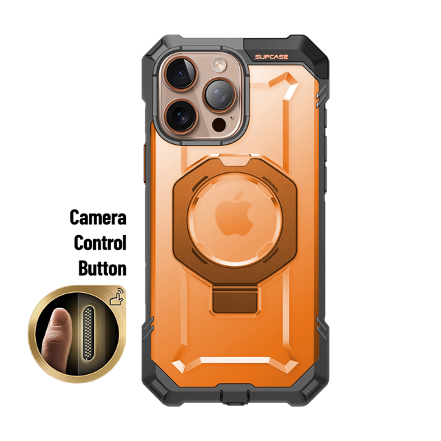 iPhone 16 Pro Max 6.9 inch UB Grip MagSafe Camera Control Button Phone Case-Magma