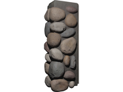 River Rock Faux Rock Outside Corner Tall- Interlocking
