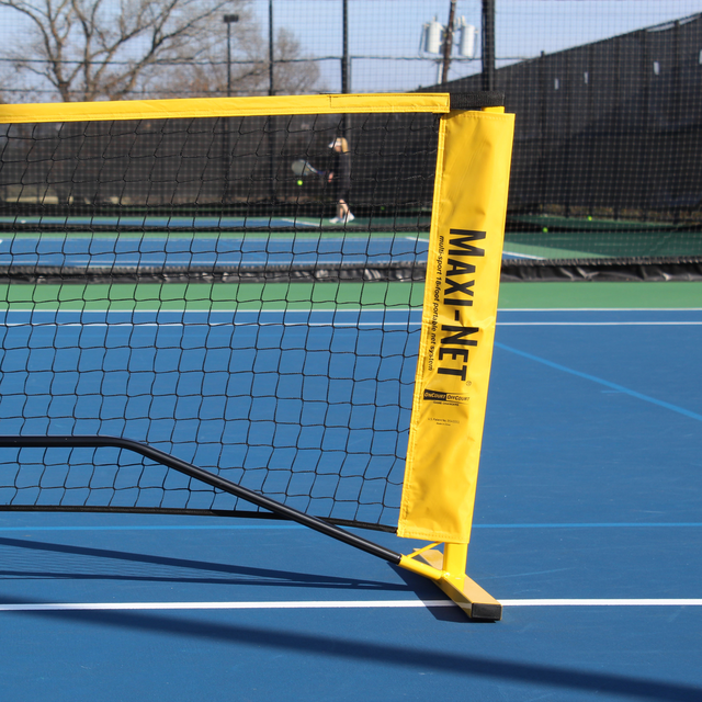 Maxi-Net Portable Tennis Net - Patented Oval Tube System