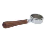 Rancilio Silvia Bottomless Portafilter with Walnut Wood Handle (After-Market)