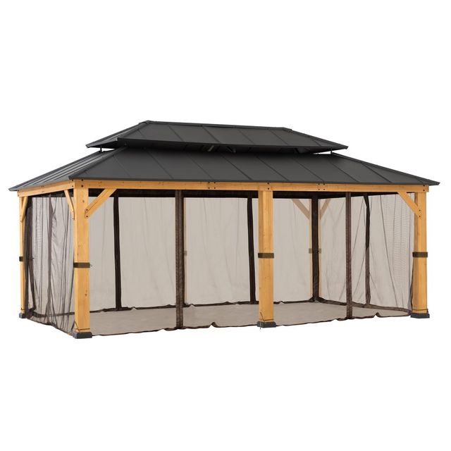 SUNJOY Mosquito Net for Gazebo 12x20